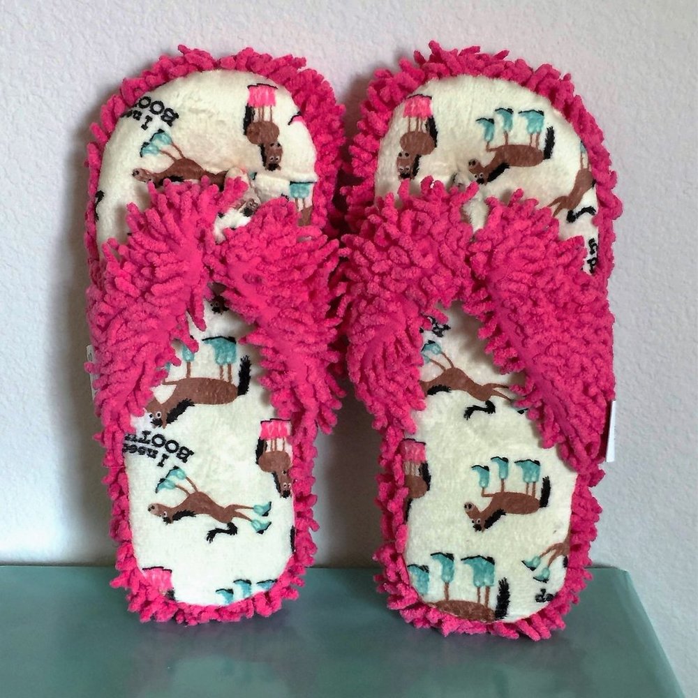 Women's Spa Slippers in Horse Theme